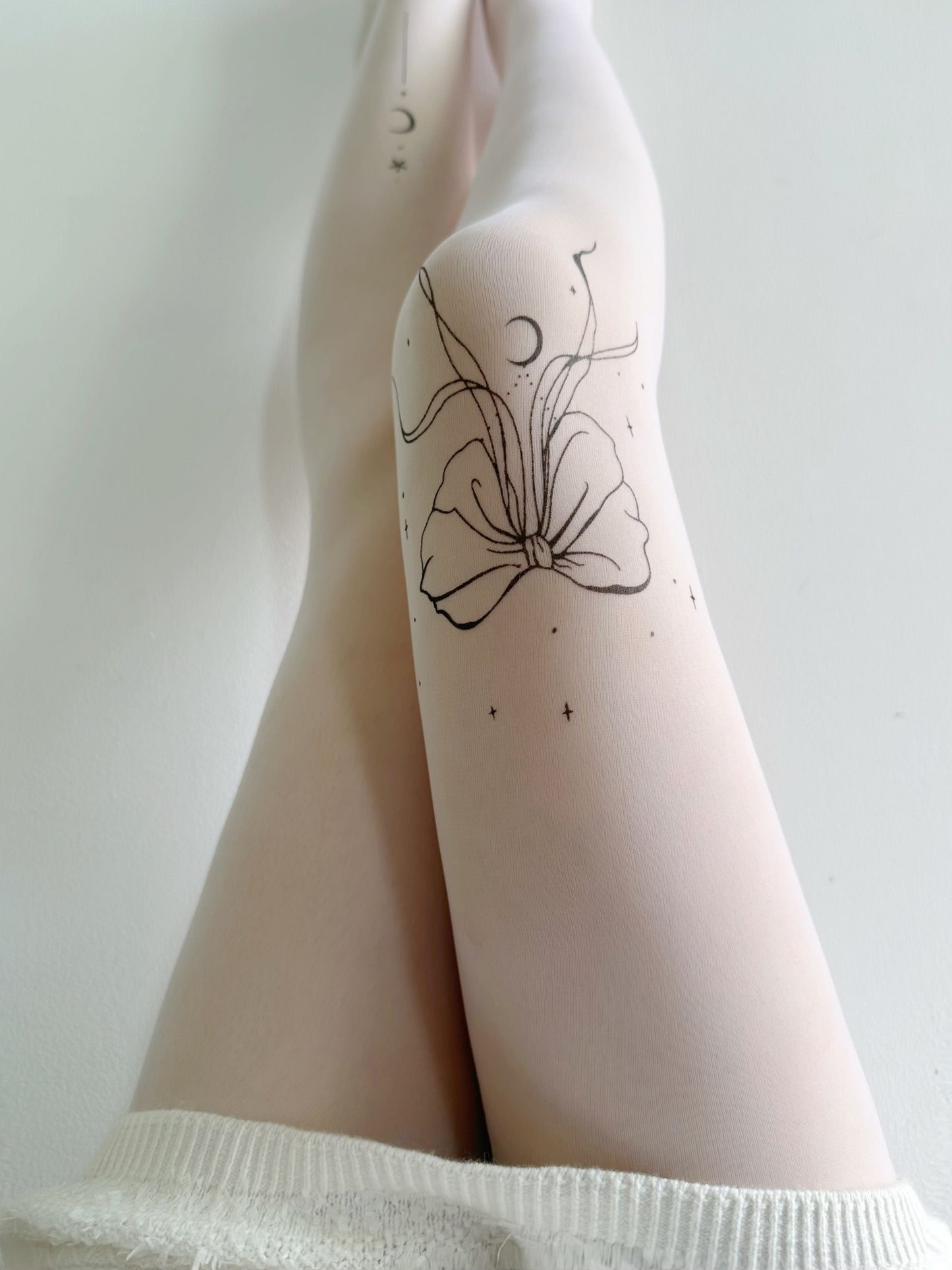 Elysia Bow Sheer Tights