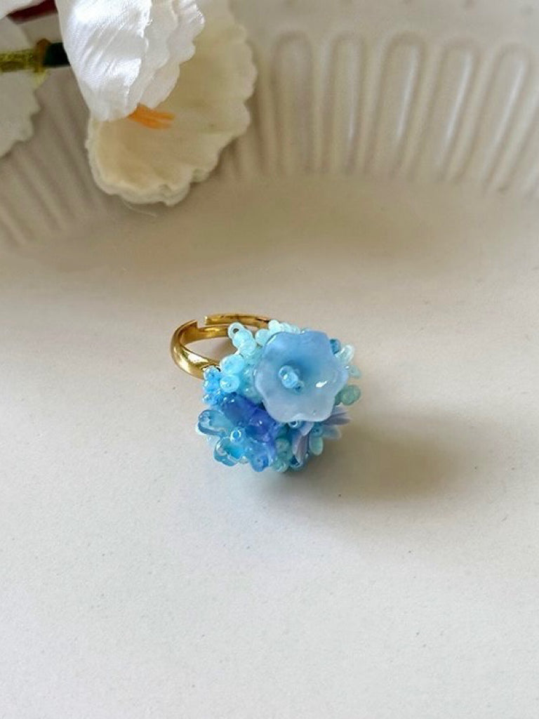 Aurora Bead Bloom Ring