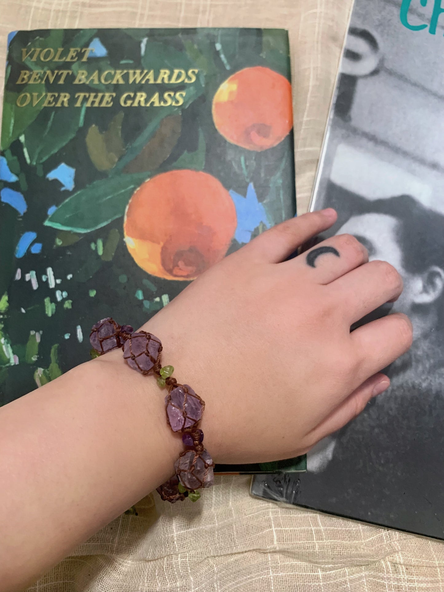 Elvina Purple Crystal Bracelet