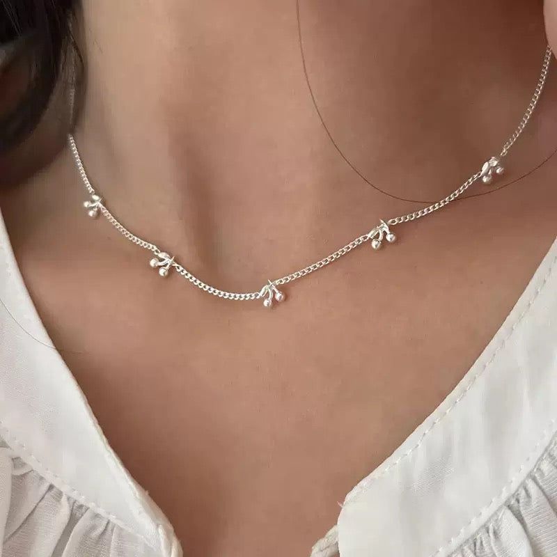 Millie Mini Cherry Charm Necklace
