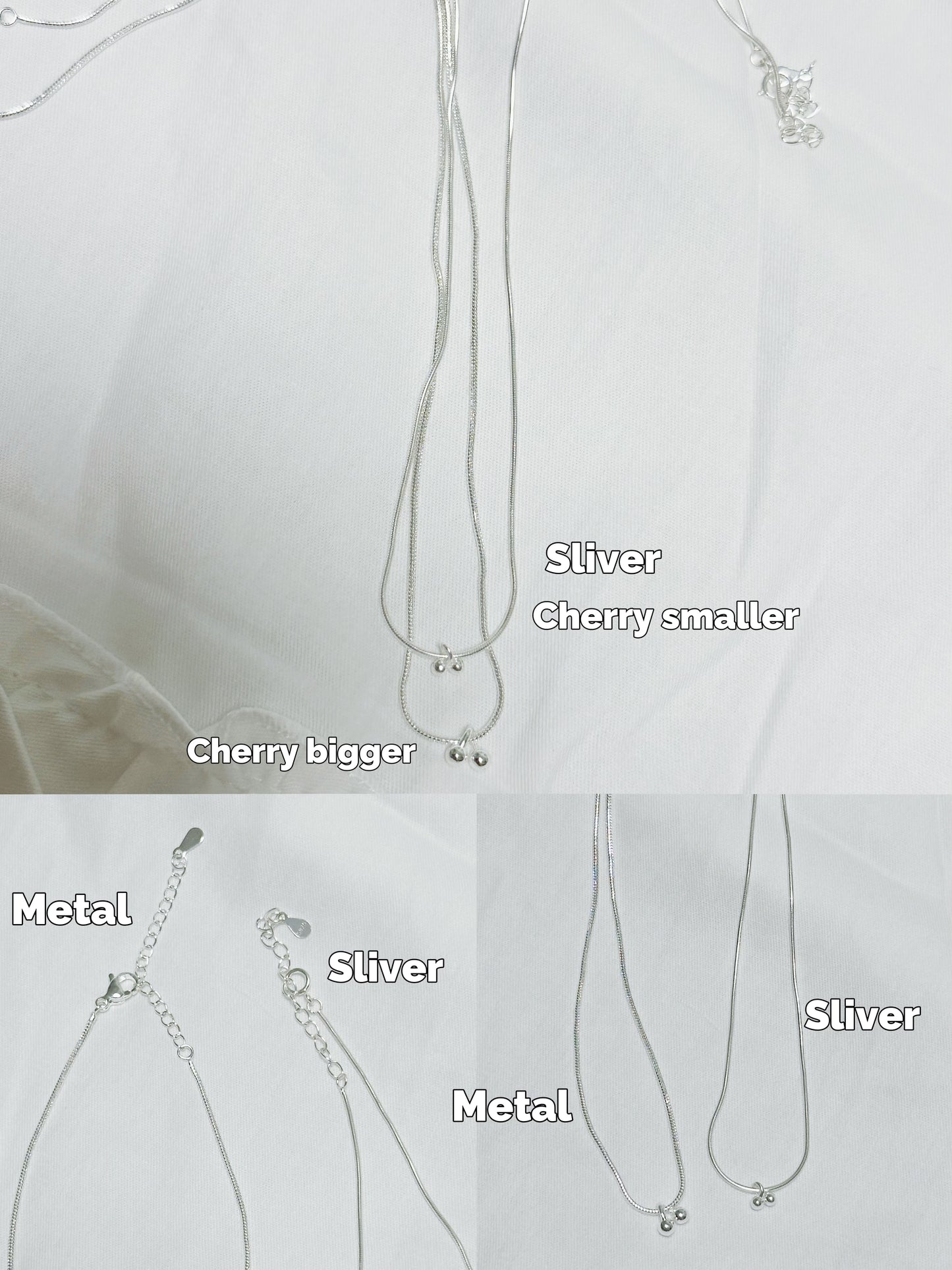 Millie Mini Cherry Charm Necklace