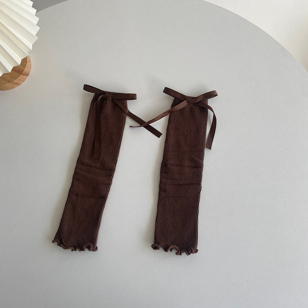 Elara Bow Ruffle Legwarmers