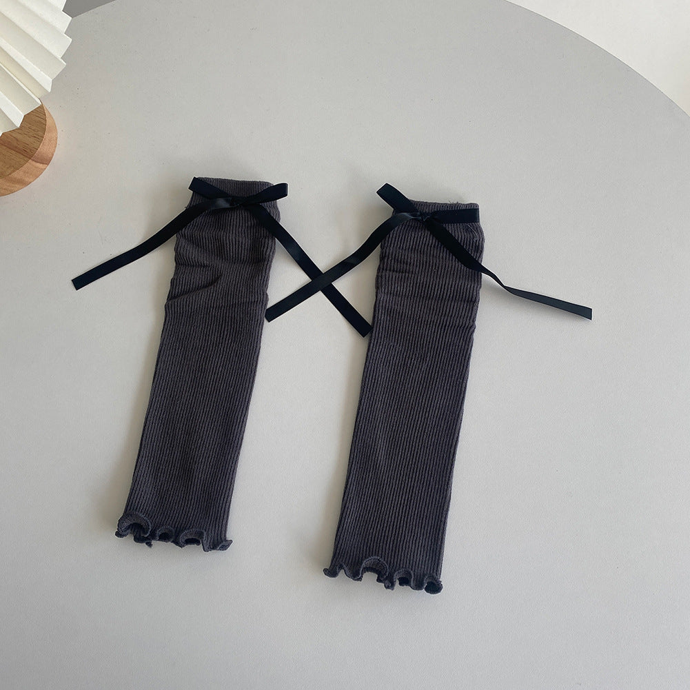 Elara Bow Ruffle Legwarmers