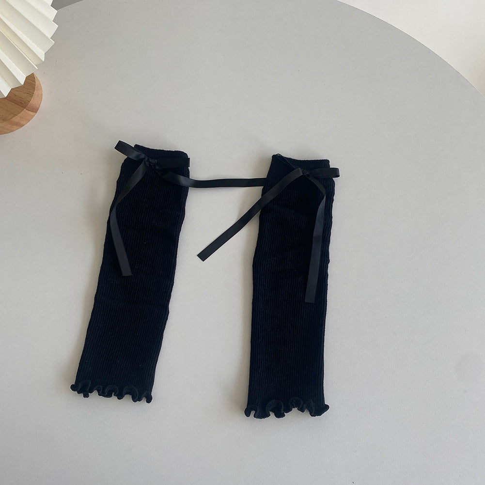 Elara Bow Ruffle Legwarmers