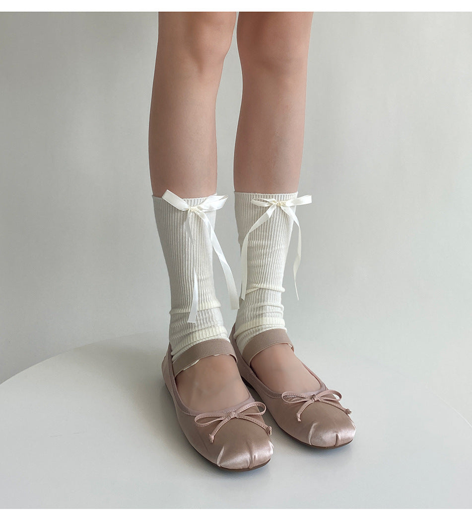 Elara Bow Ruffle Legwarmers