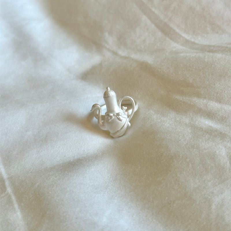 Eliza Ballet Swan Tea Pot Ring
