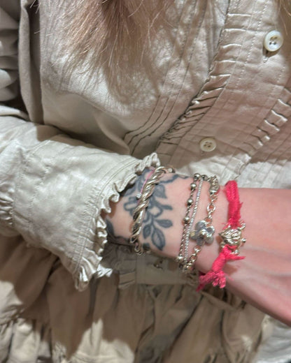 Rhea Pink Heart Bracelet