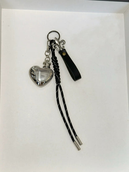 Miley Heart Flask Bag Charm