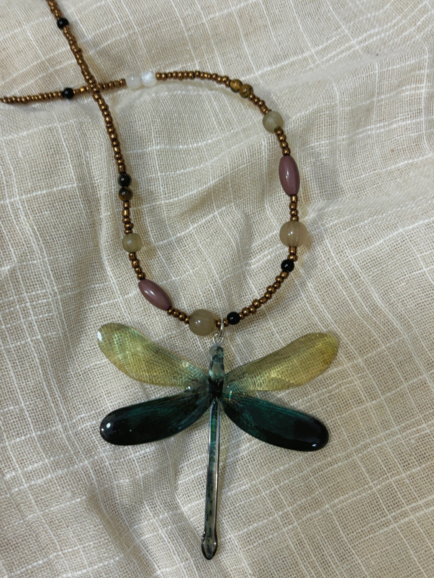 Alessia Dragonfly Fairy Necklace