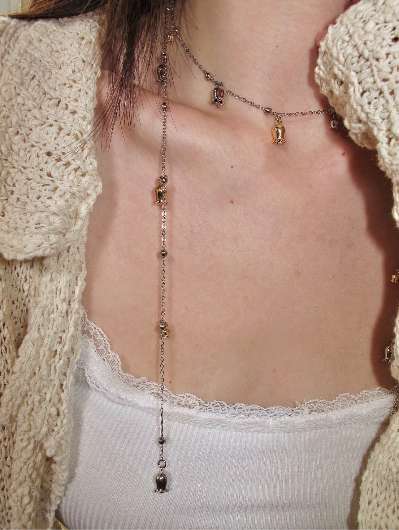 Elowen Lily Garland Necklace
