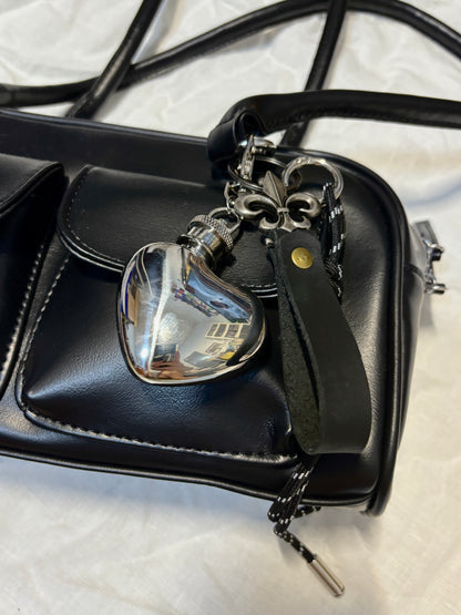 Miley Heart Flask Bag Charm