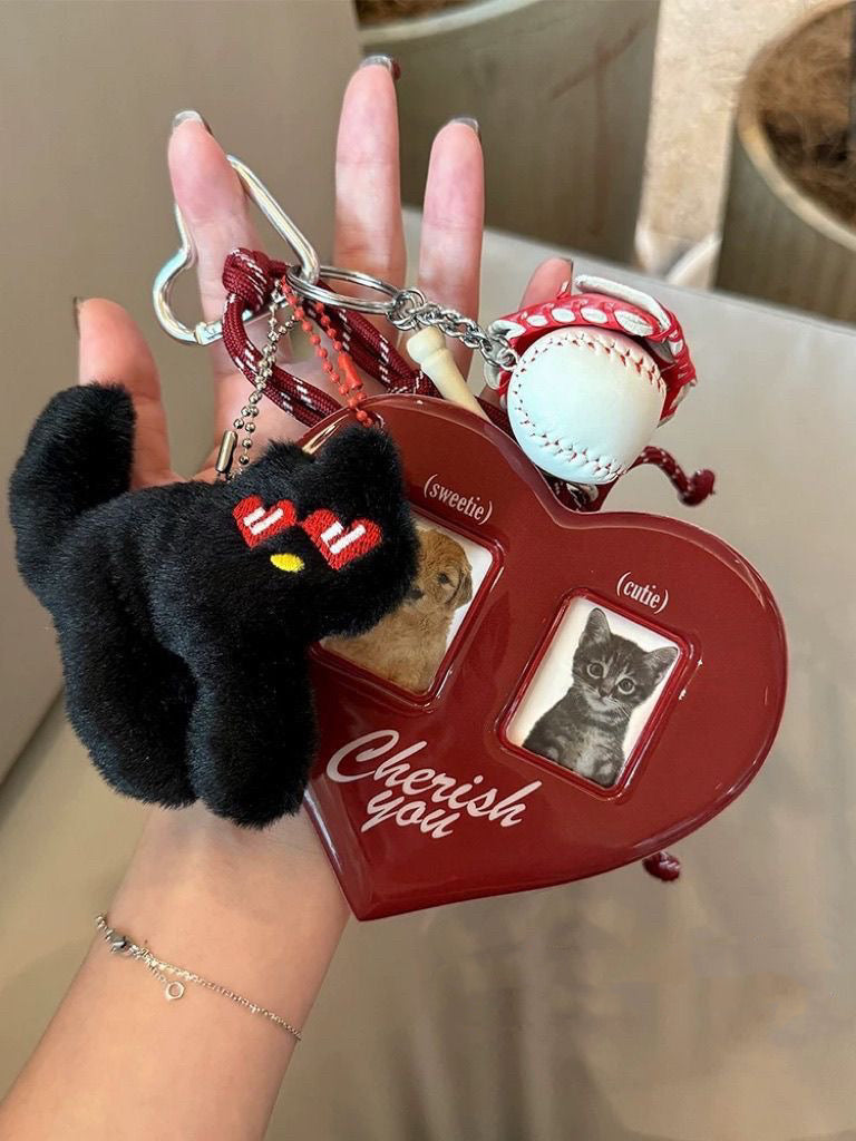 Mimi Heart Bag Charm