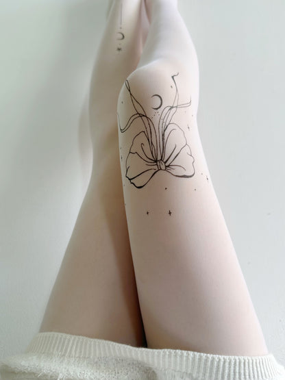 Elysia Bow Sheer Tights