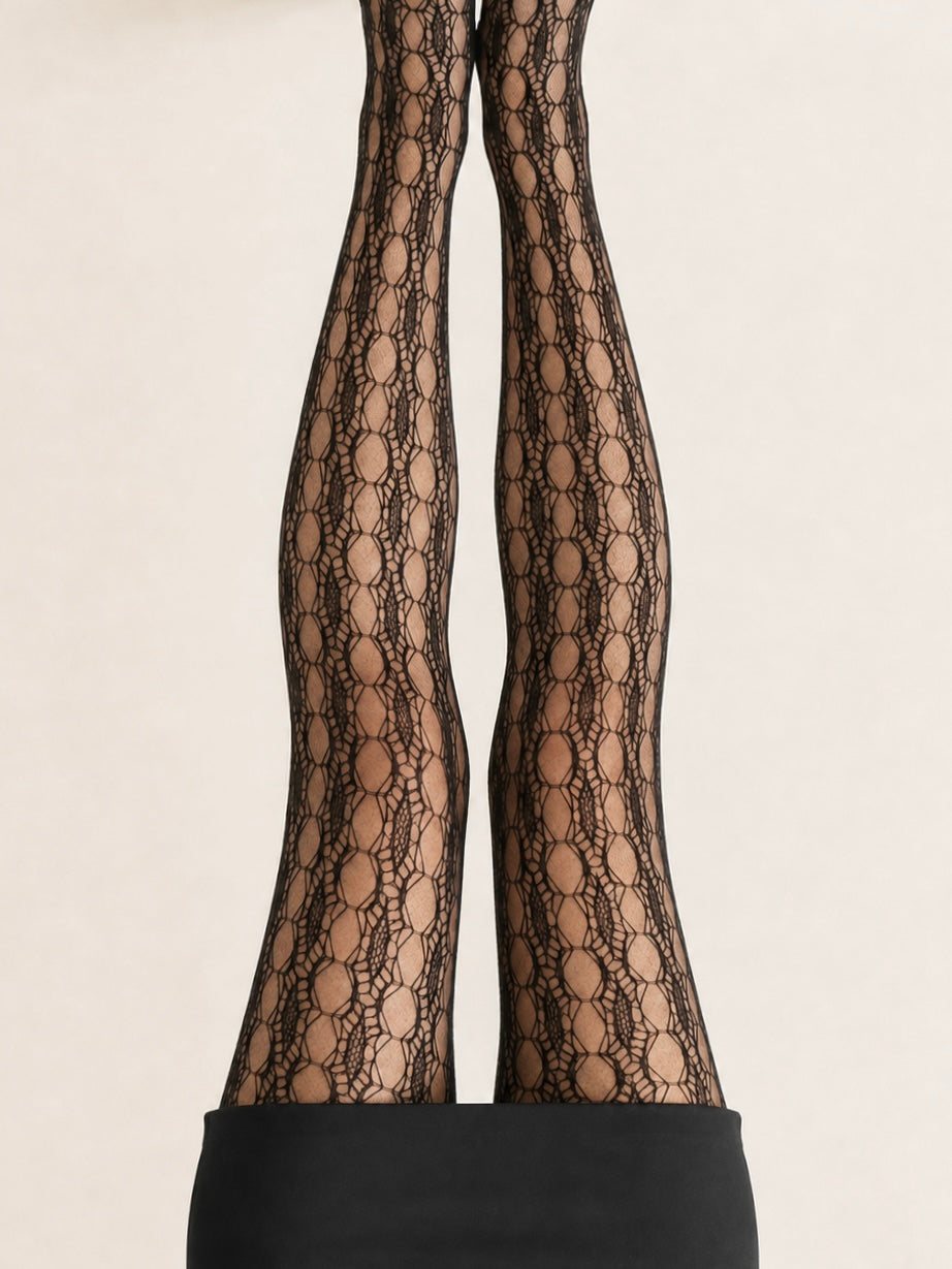 Sabine Ripple Mesh Tights