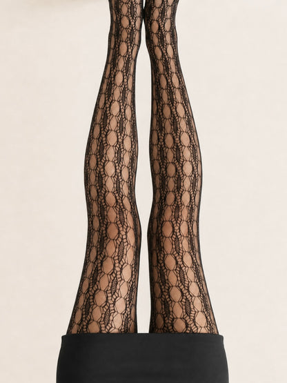 Sabine Ripple Mesh Tights