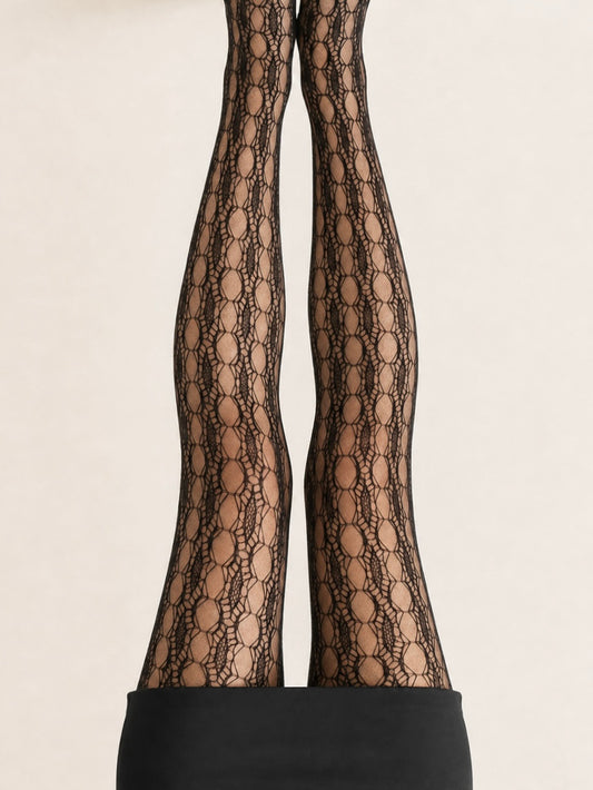 Sabine Ripple Mesh Tights