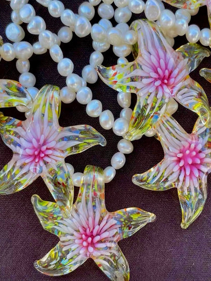 Delilah Pearl Star Necklace