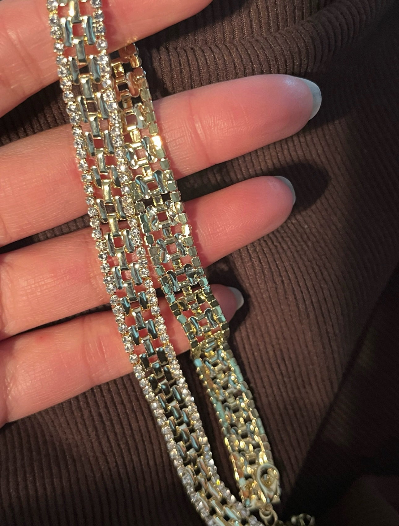 Elodie Gleam Chain Choker
