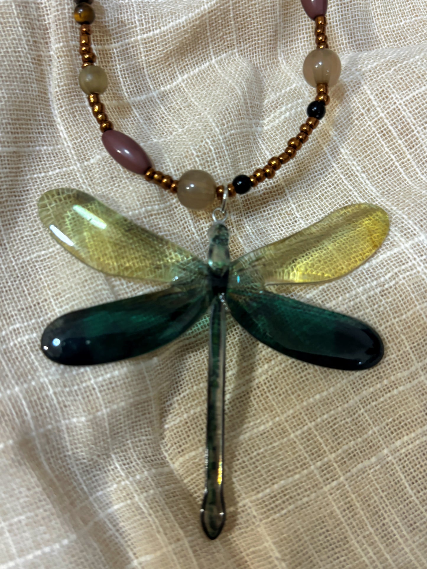 Alessia Dragonfly Fairy Necklace