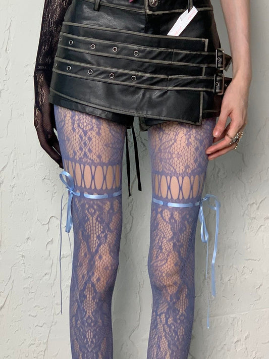 Pixie Crisscross Lace Tight