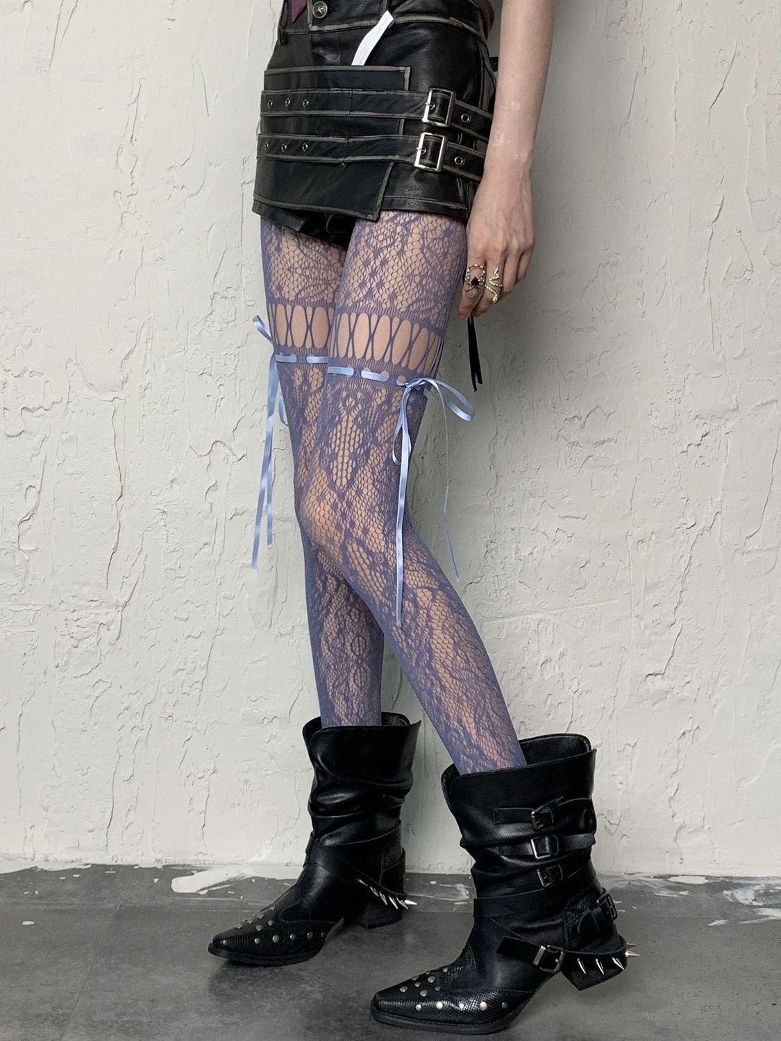 Pixie Crisscross Lace Tight