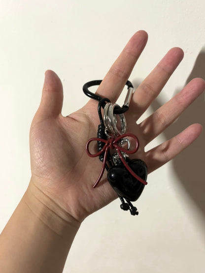 Raven Heartbreaker Bag Charm