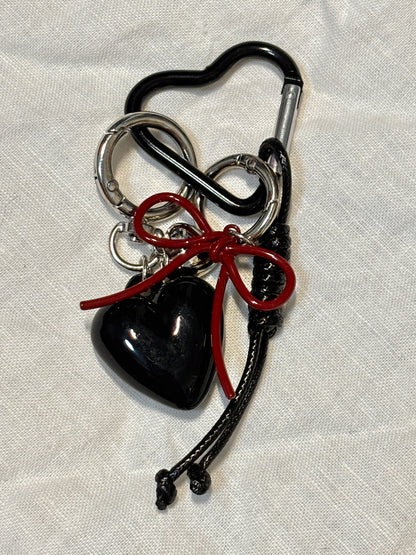 Raven Heartbreaker Bag Charm