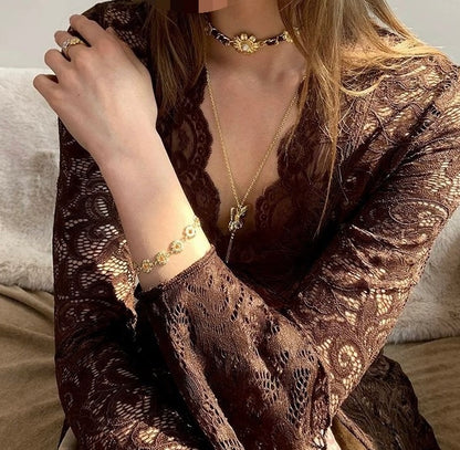 Aurelia Gerbera Bloom Bracelet