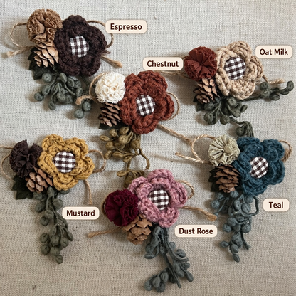 Alma Woodland Bloom Brooch