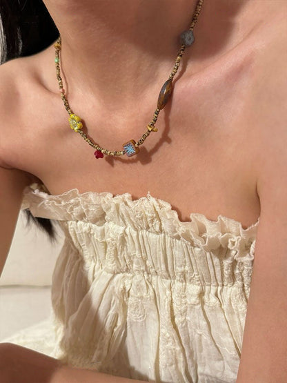 Raya Bead Summer Necklace