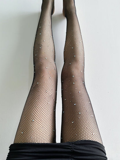 Sable Twilight Fishnet Tights