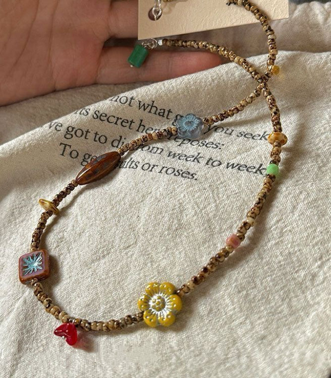 Raya Bead Summer Necklace