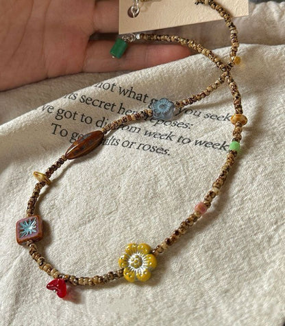 Raya Bead Summer Necklace