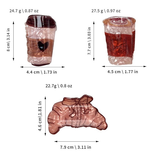 Maribel Rosé Hair Claw