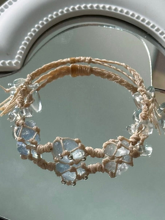 Nia Blue Crystal Bracelet