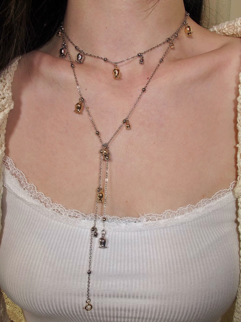 Elowen Lily Garland Necklace