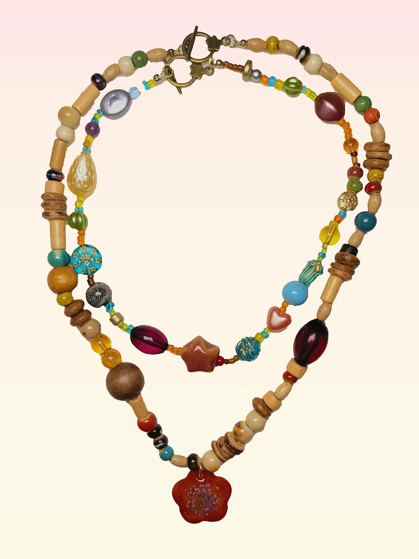 Lianna Wooden Necklaces