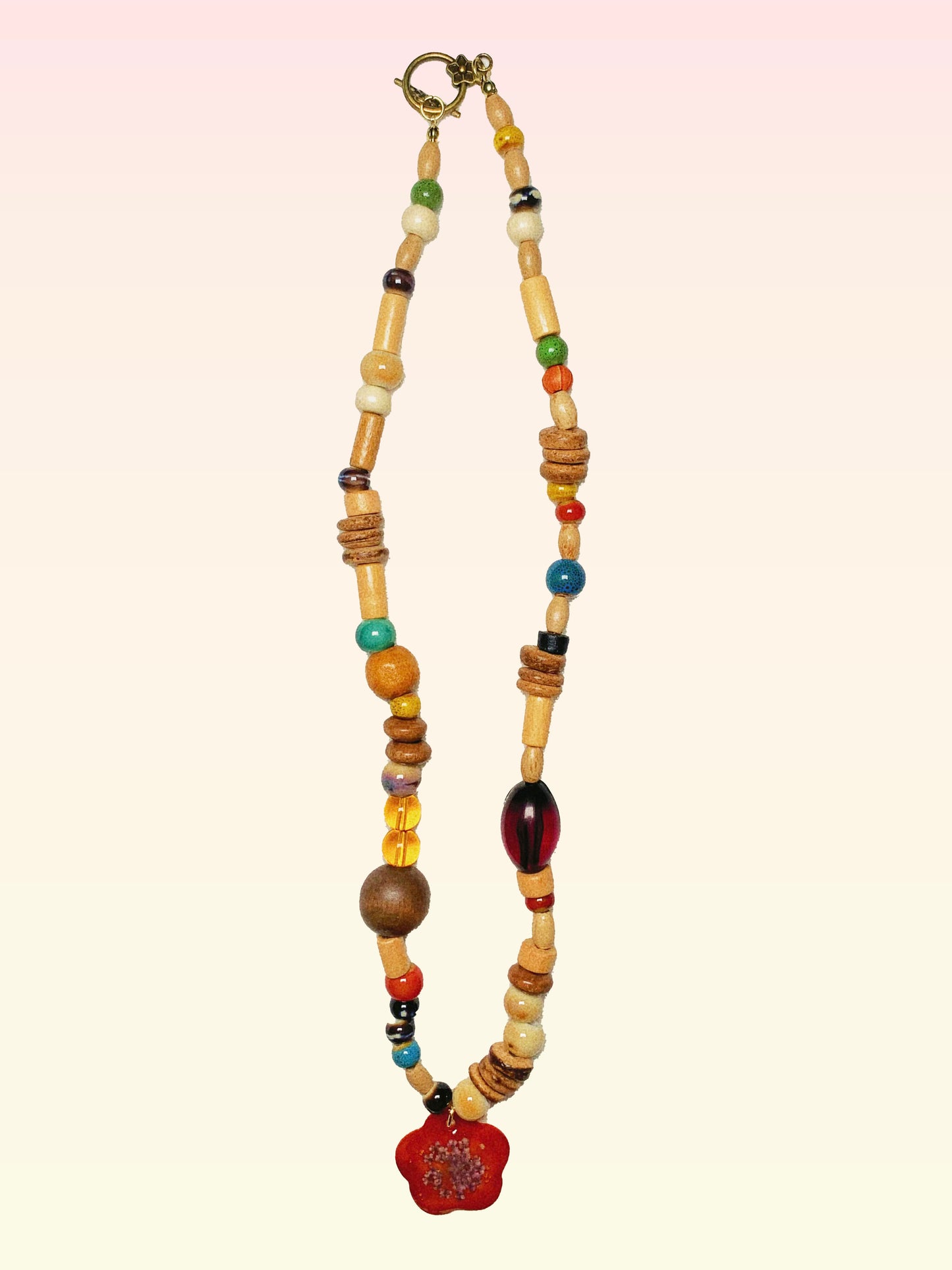 Lianna Wooden Necklaces