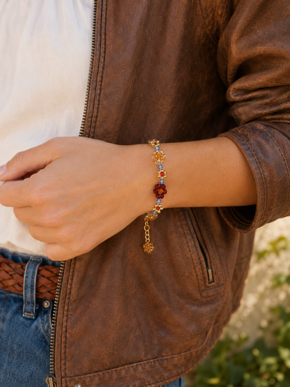 Cecily Wildflower Garden Necklace & Bracelet