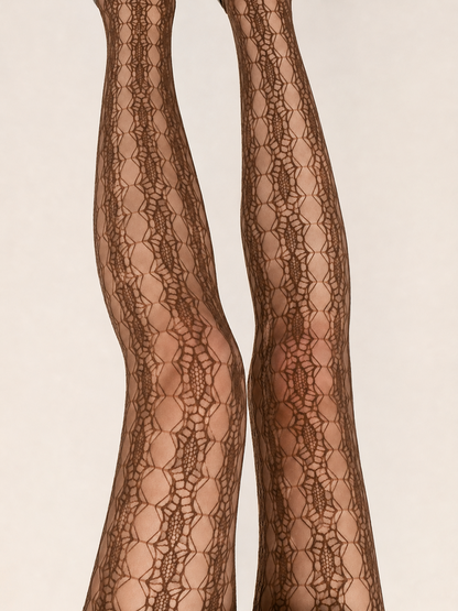 Sabine Ripple Mesh Tights