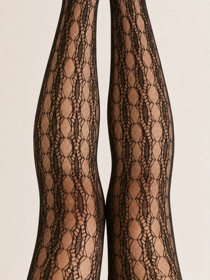 Sabine Ripple Mesh Tights