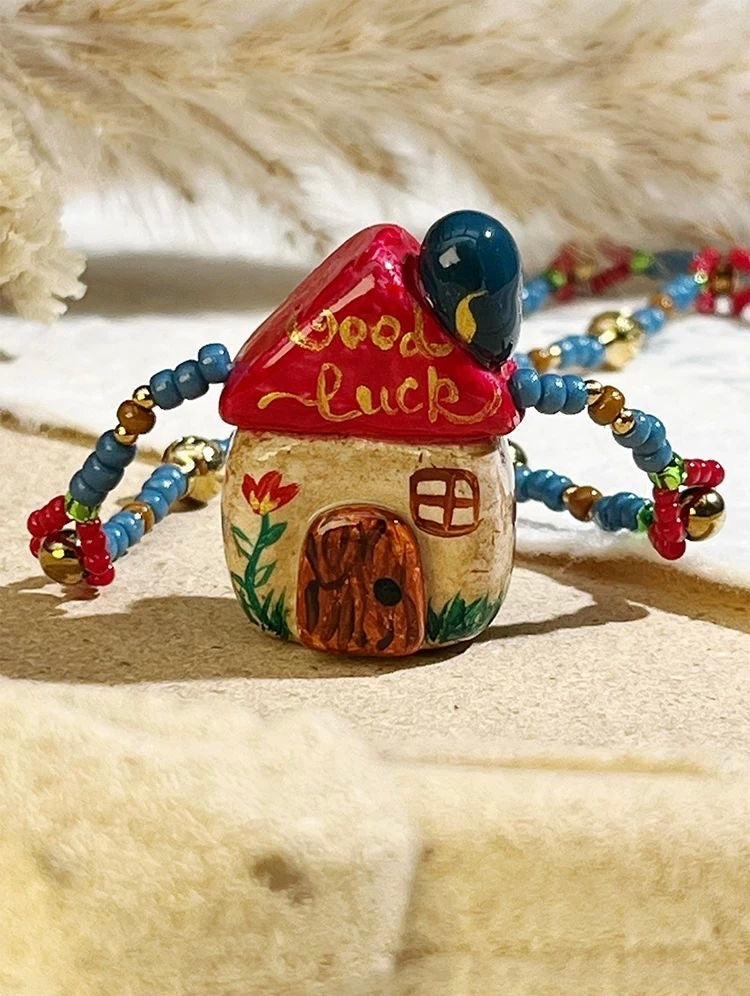 Clover Cottage Clay Necklace