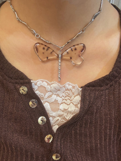 Alessia Dragonfly Fairy Necklace