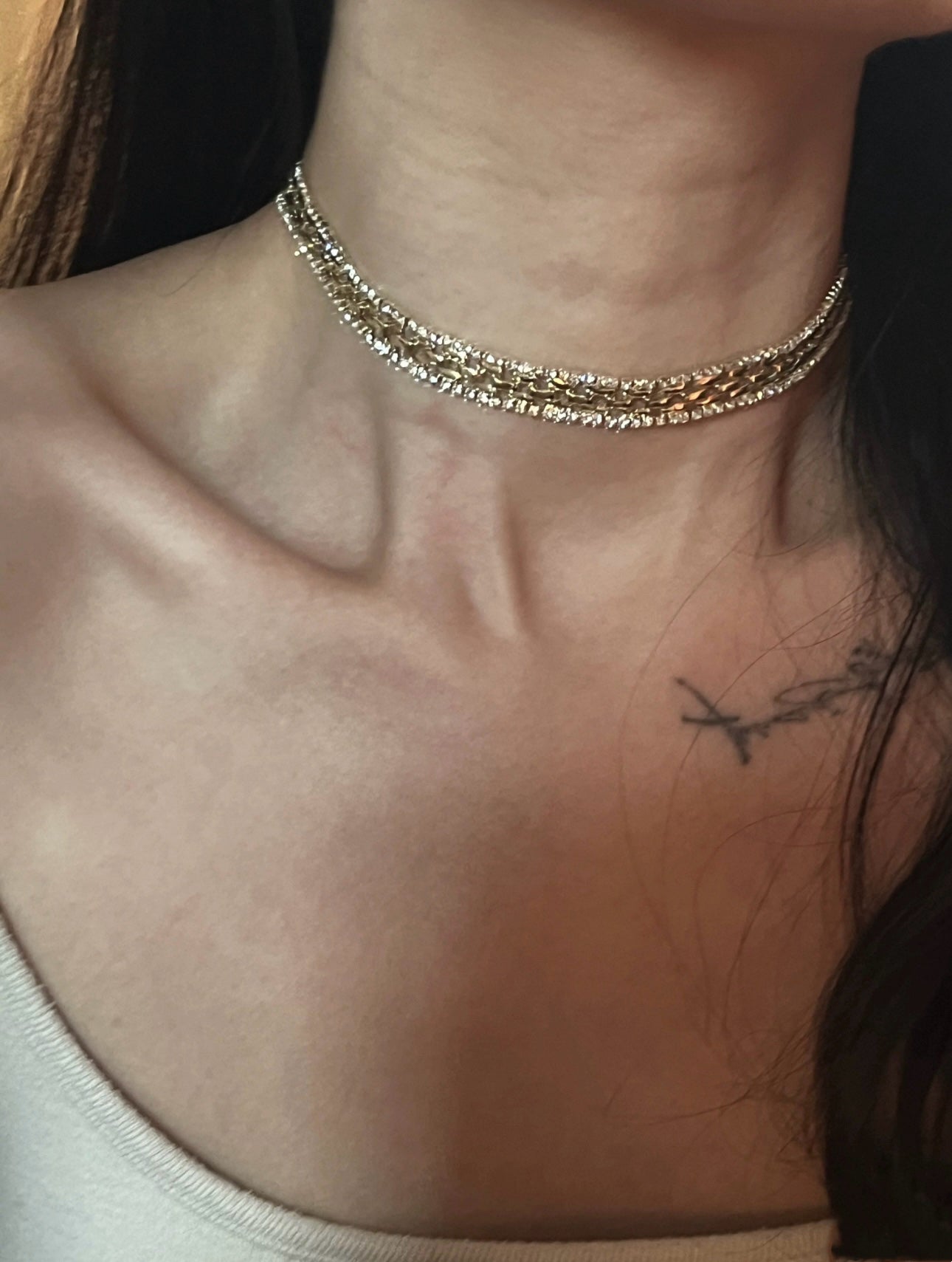 Elodie Gleam Chain Choker