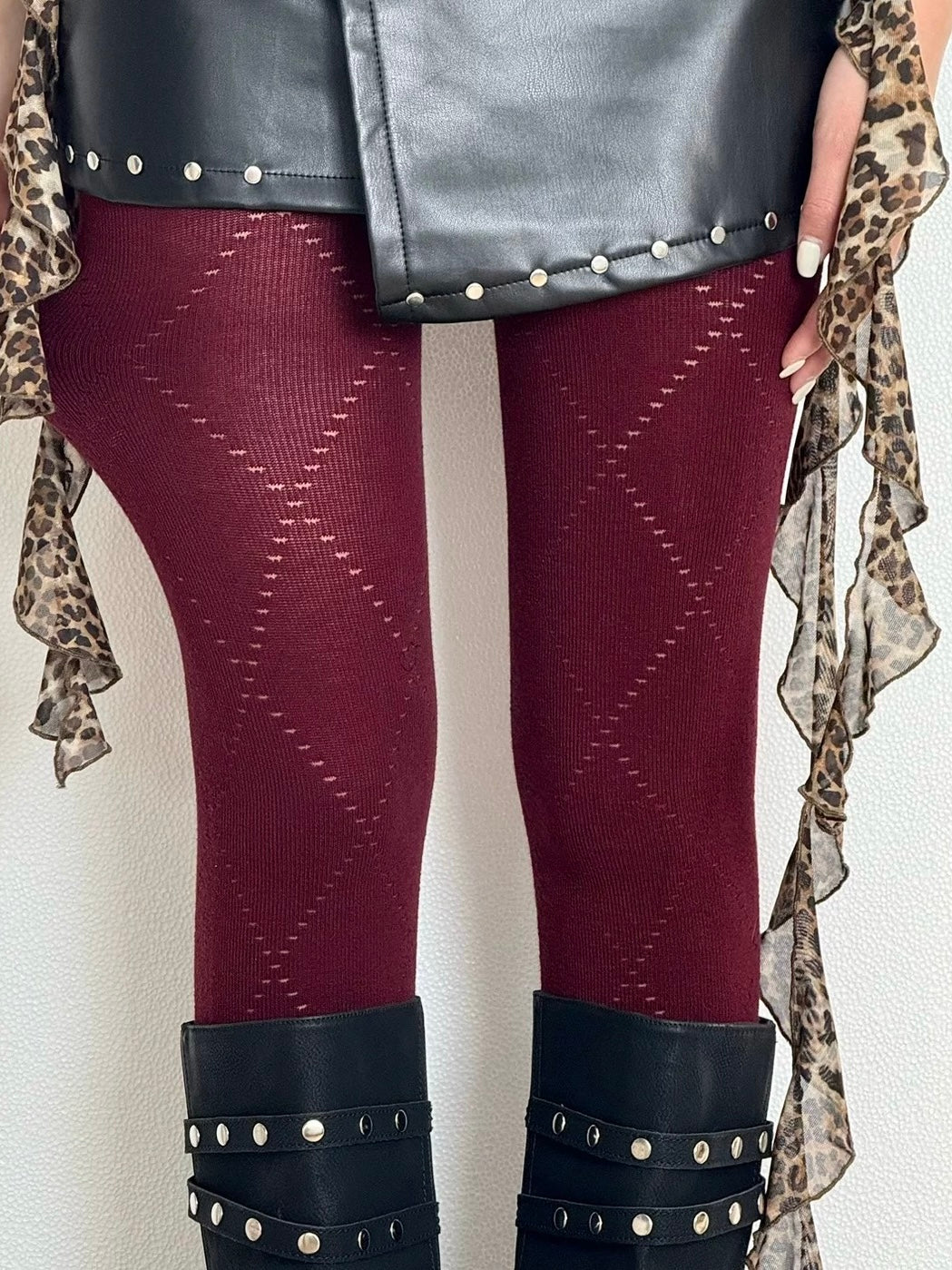 Vera Soft Crisscross Tights