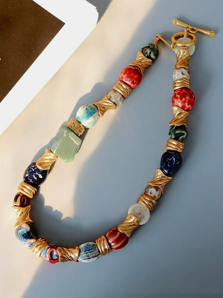 Henrietta Beaded Chunky Necklace