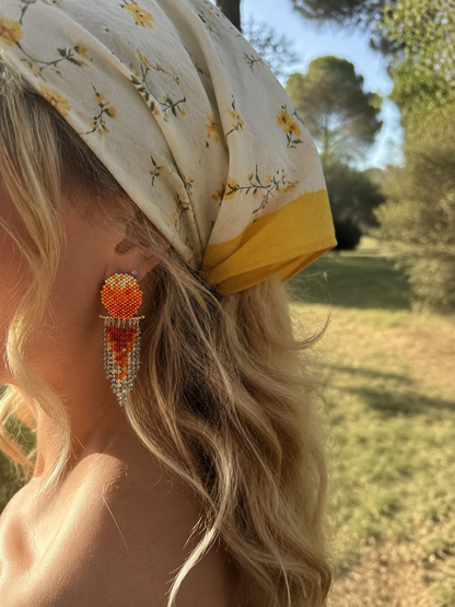 Marisol Sunset Beaded Earrings