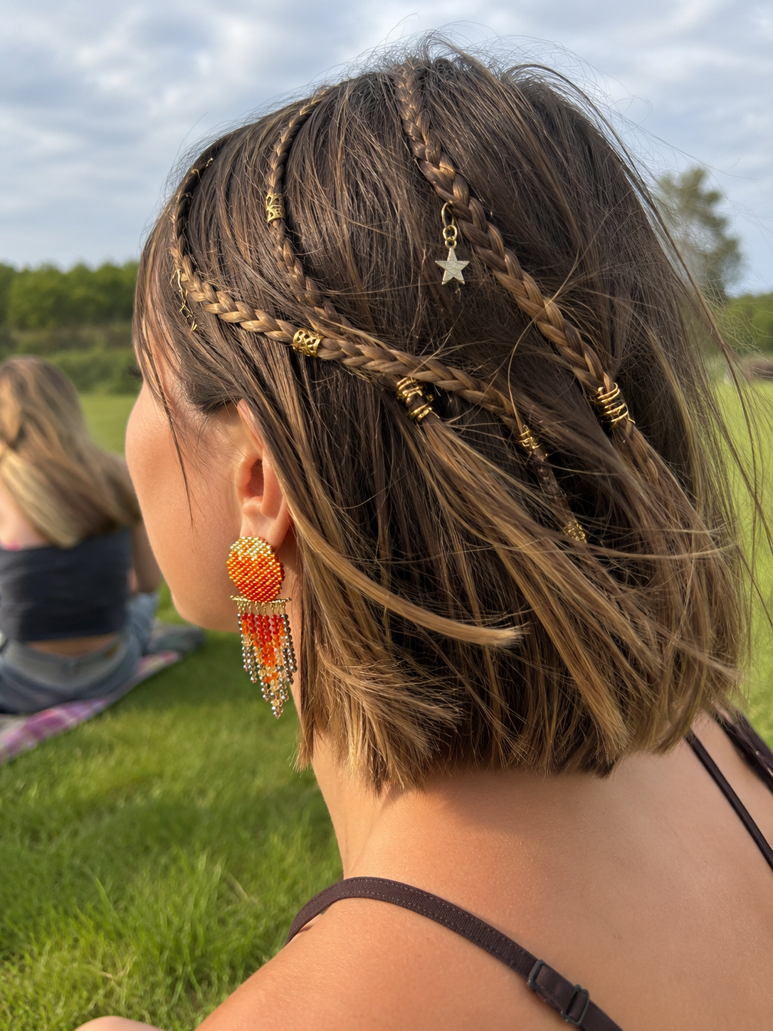 Marisol Sunset Beaded Earrings