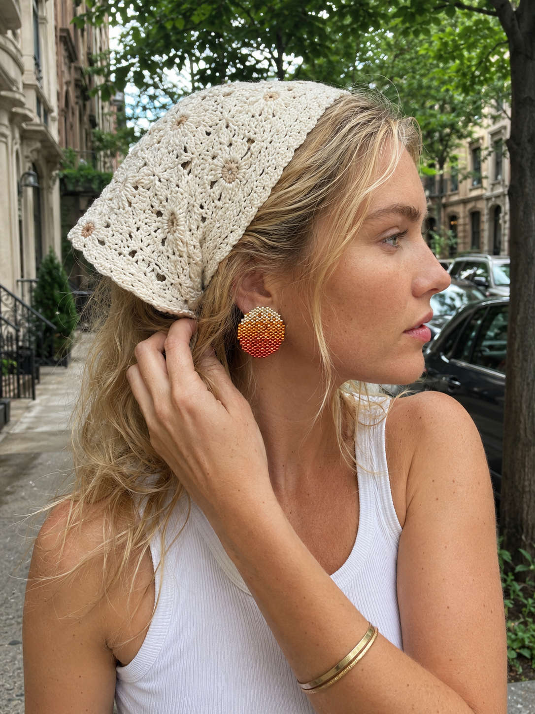 Marisol Sunset Beaded Earrings