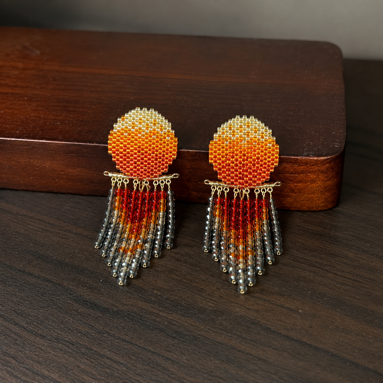 Marisol Sunset Beaded Earrings